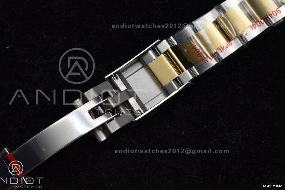 Best YG Dial 116623 White Reliable 1202 GMF Edition SS Plated YG SA Yacht-Master Bracelet on 1013